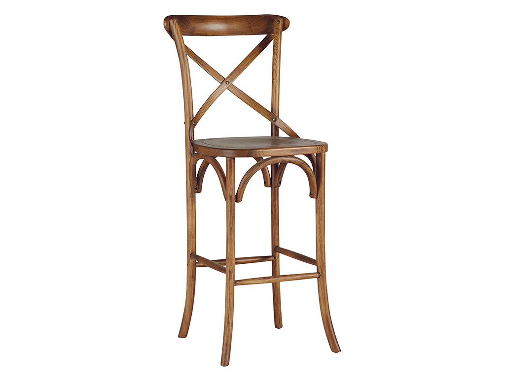 chaise haute bistrot bois