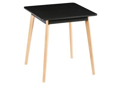 Table carrée noire CADIZ