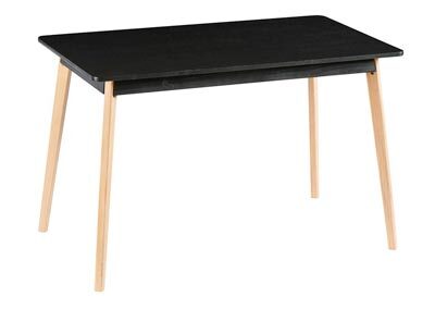 Table rectangulaire noire CADIZ
