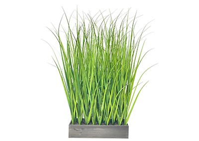 Plante artificielle en pot : herbe à l’oignon