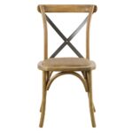 Chaise BISTROT empilable fer vieilli