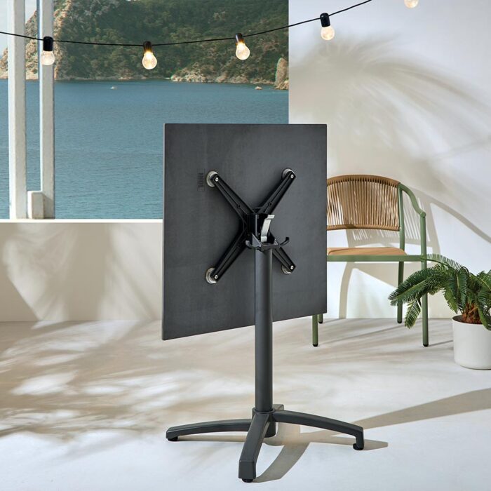 Table Bistrot carrée pliable DELANO