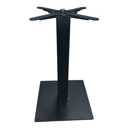 Pied table bistrot base carrée