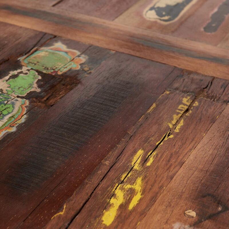 Table bistrot SUNSHINE en bois de bateau