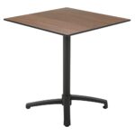 Table Bistrot carrée pliable BELL finition chêne