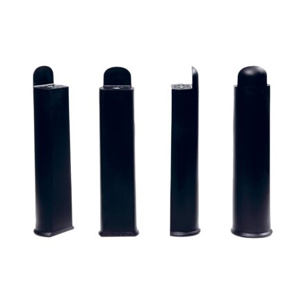 Jeu de 4 pieds noirs pour sommier