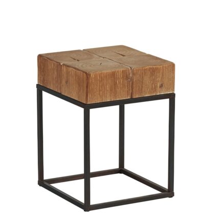 Tabouret FOREST bois et métal