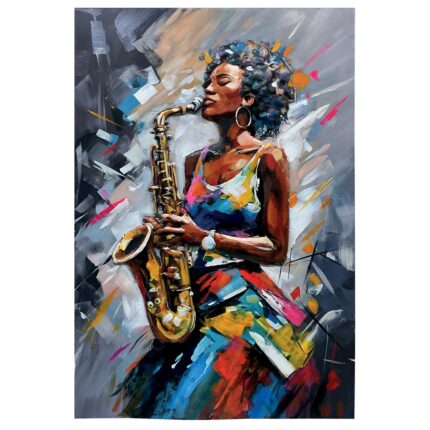 Tableau JAZZY SAXOPHONE