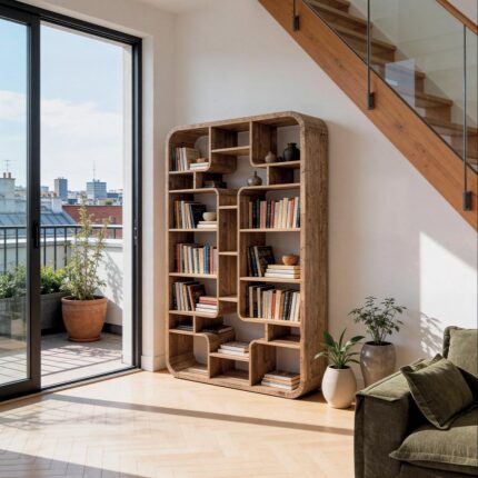 Etagère BORNEO en teck recyclé