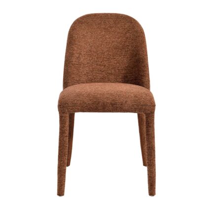 Chaise DUBBO tissu terracotta